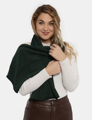 foulard scontati - Sciarpa Fracomina verde lurex