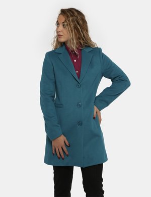 Outlet cappotti e giacche Vougue da donna scontate - Cappotto  Vougue azzurro ottanio
